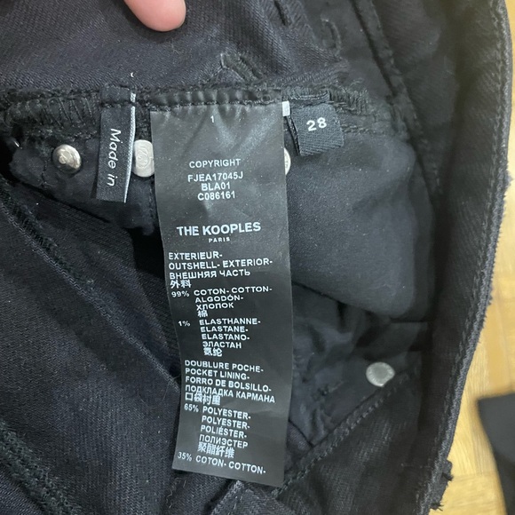 The kooples jeans size 28 - Picture 9 of 10